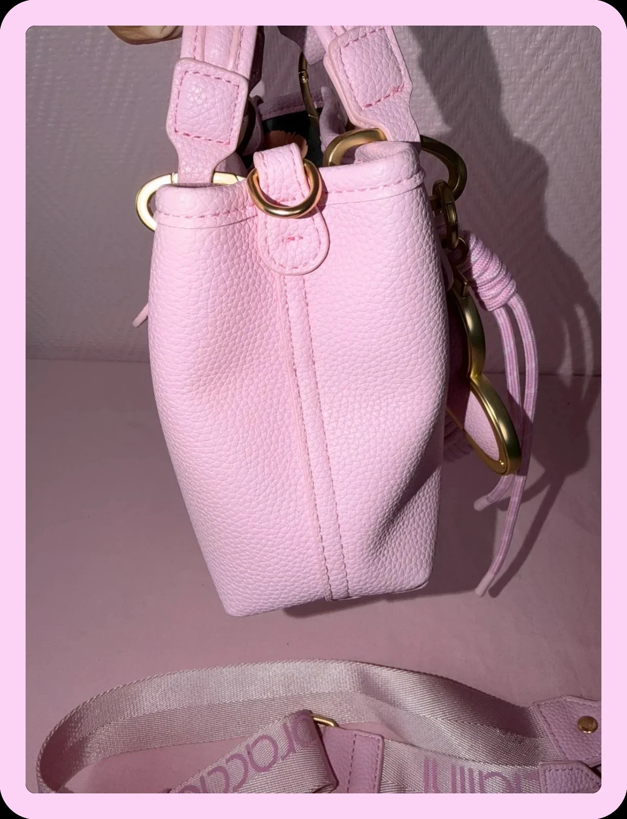Bolsa feminina Braccialini rosa nunca usada – photo 6